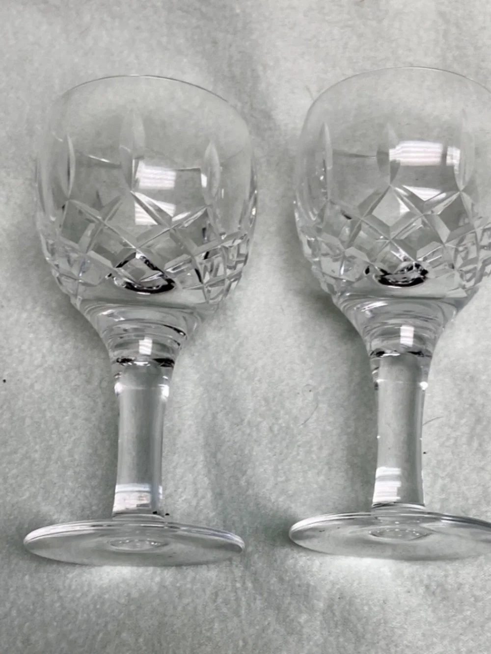Vintage, Rare 2-pc Glass Crystal Cordials